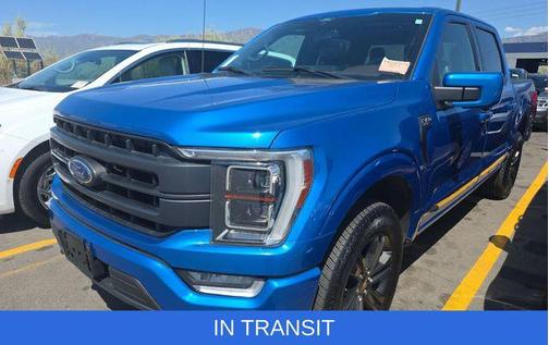 Blue 2021 Ford F-150 Lariat