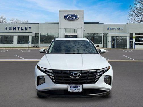 Quartz White 2022 Hyundai TUCSON Hybrid Blue