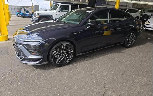 Carbon Blue 2025 Hyundai SONATA N Line