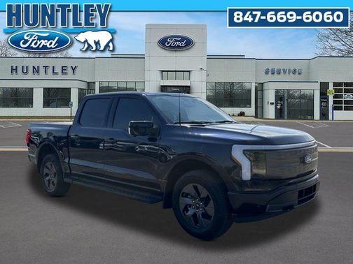 Antimatter Blue Metallic 2024 Ford F-150 Lightning LARIAT