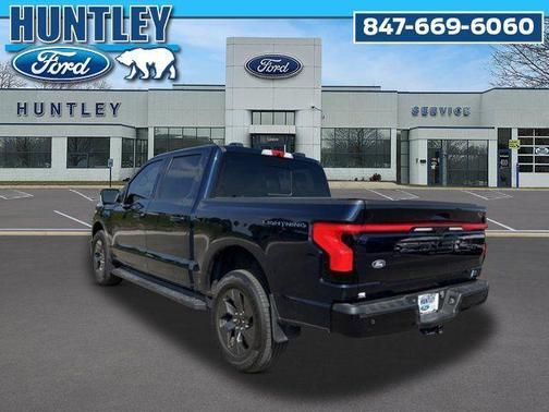 Antimatter Blue Metallic 2024 Ford F-150 Lightning LARIAT