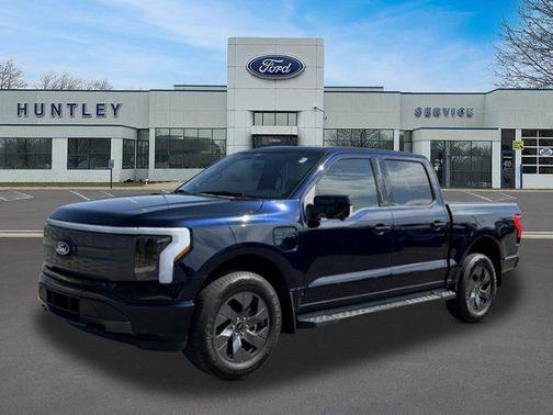 Antimatter Blue Metallic 2024 Ford F-150 Lightning LARIAT