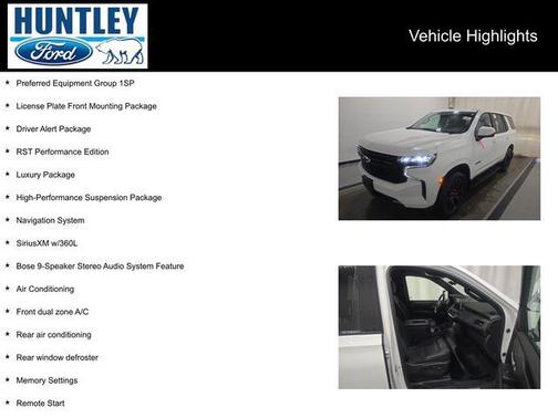 2024 Chevrolet Tahoe 4WD RST