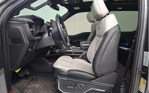 Gray Metallic 2024 Ford F-150 Lightning Platinum