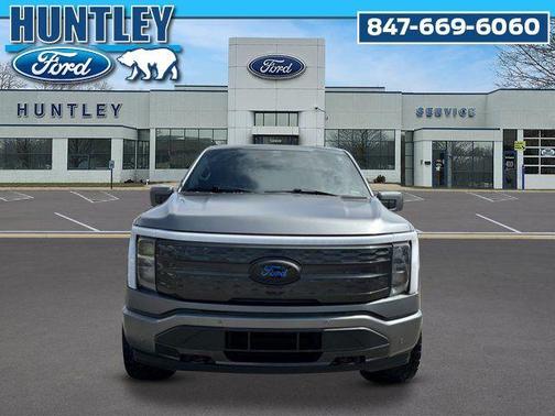 Gray Metallic 2024 Ford F-150 Lightning Platinum
