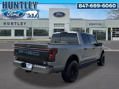 Gray Metallic 2024 Ford F-150 Lightning Platinum