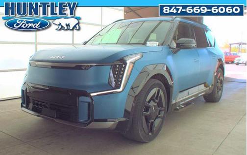 Ocean Blue Matte 2024 Kia EV9 GT-Line