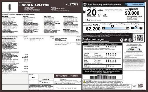 2023 Lincoln Aviator Reserve AWD