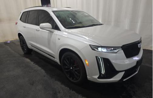 Crystal White Tricoat 2024 Cadillac XT6 Sport AWD