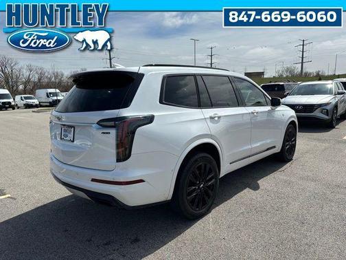 Crystal White Tricoat 2024 Cadillac XT6 Sport AWD