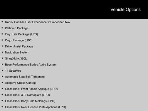 Crystal White Tricoat 2024 Cadillac XT6 Sport AWD