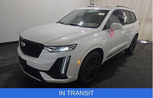 Crystal White Tricoat 2024 Cadillac XT6 Sport AWD