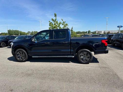 Antimatter Blue Metallic 2023 Ford F-150 Lightning XLT