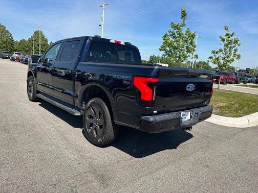 Antimatter Blue Metallic 2023 Ford F-150 Lightning XLT