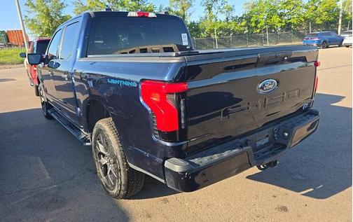Antimatter Blue Metallic 2023 Ford F-150 Lightning XLT