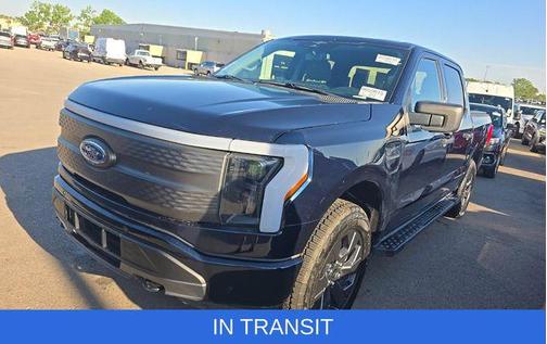 Antimatter Blue Metallic 2023 Ford F-150 Lightning XLT