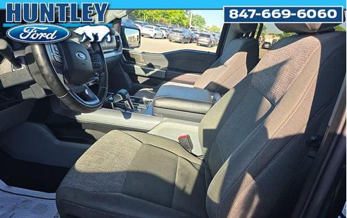 Antimatter Blue Metallic 2023 Ford F-150 Lightning XLT