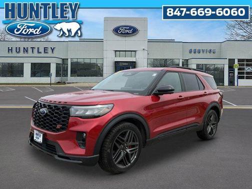 Rapid Red Metallic Tinted Clearcoat 2025 Ford Explorer ST