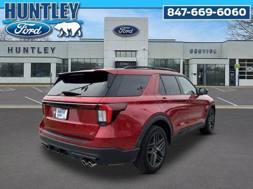 Rapid Red Metallic Tinted Clearcoat 2025 Ford Explorer ST