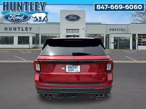 Rapid Red Metallic Tinted Clearcoat 2025 Ford Explorer ST