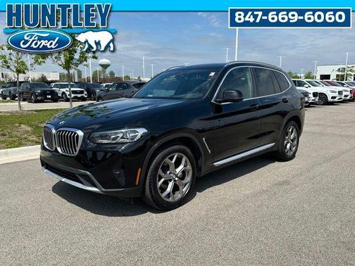 Black 2022 BMW X3 xDrive30i