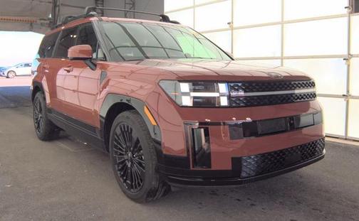 Terracotta Orange 2025 Hyundai SANTA FE HEV Calligraphy