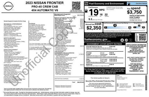 2023 Nissan Frontier PRO-4X