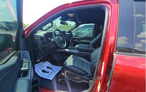 Rapid Red Metallic Tinted Clearcoat 2023 Ford F-150 Lightning LARIAT