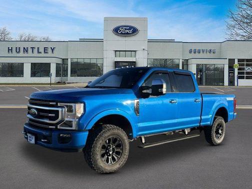 Blue 2020 Ford F-250 Platinum