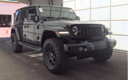 Black Clearcoat 2024 Jeep Wrangler 4xe Willys