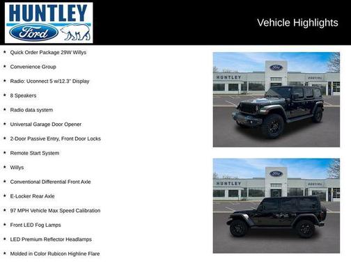 Black Clearcoat 2024 Jeep Wrangler 4xe Willys