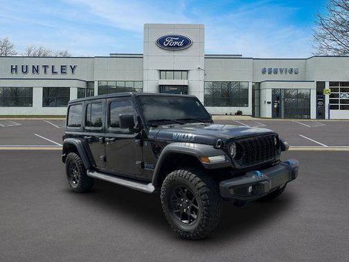 Black Clearcoat 2024 Jeep Wrangler 4xe Willys