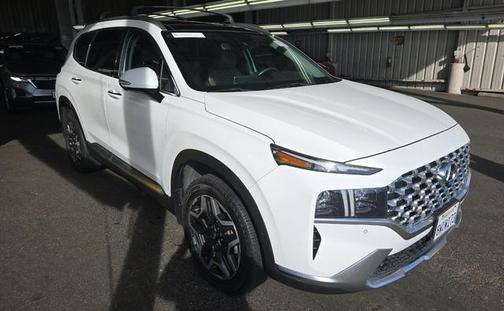 Quartz White 2021 Hyundai SANTA FE Limited