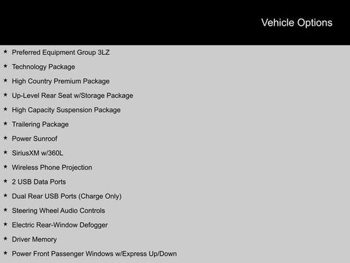 2023 Chevrolet Silverado 1500 High Country