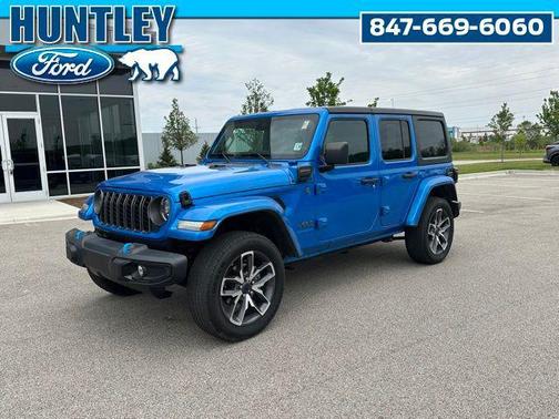 Hydro Blue Pearlcoat 2024 Jeep Wrangler 4xe Sport S
