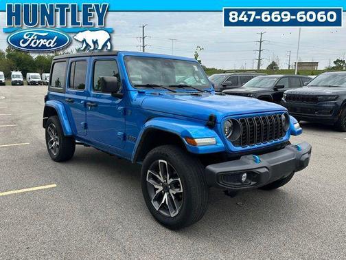 Hydro Blue Pearlcoat 2024 Jeep Wrangler 4xe Sport S