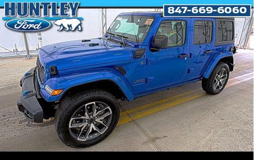 Hydro Blue Pearlcoat 2024 Jeep Wrangler 4xe Sport S