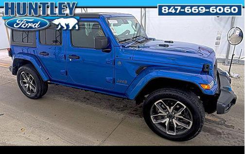 Hydro Blue Pearlcoat 2024 Jeep Wrangler 4xe Sport S