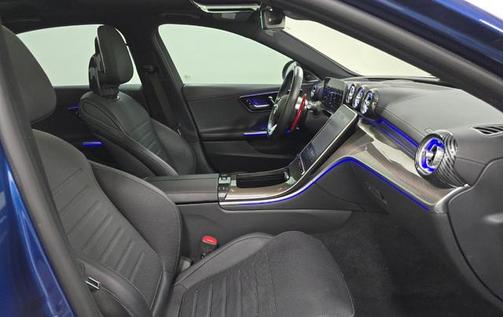 Blue 2023 Mercedes-Benz AMG C 43 4MATIC