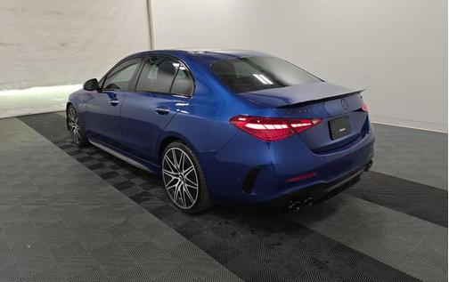 Blue 2023 Mercedes-Benz AMG C 43 4MATIC