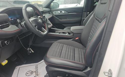 White Metallic 2025 Ford Explorer ST-Line