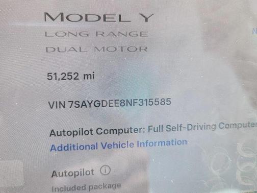 2022 Tesla Model Y Long Range Dual Motor All-Wheel Drive