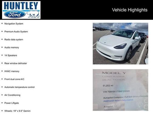 2022 Tesla Model Y Long Range Dual Motor All-Wheel Drive