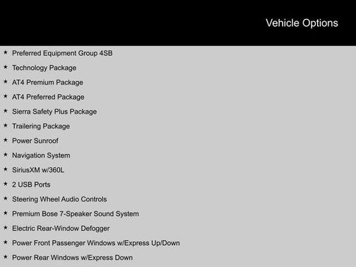 2022 GMC Sierra 1500 AT4