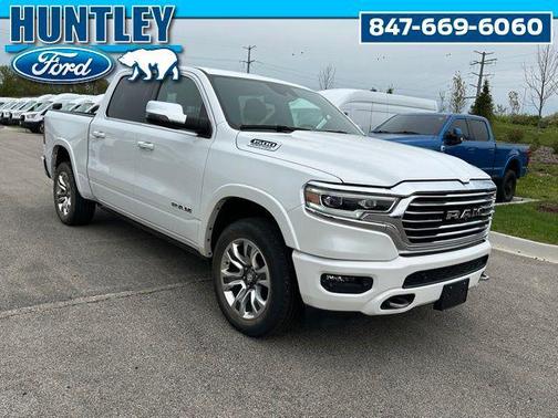 Ivory White Tri-Coat Pearlcoat 2024 RAM 1500 Longhorn