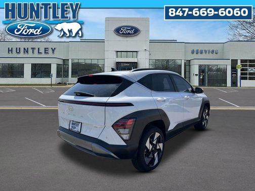 Atlas White 2024 Hyundai KONA Limited