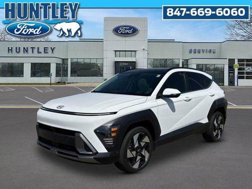 Atlas White 2024 Hyundai KONA Limited