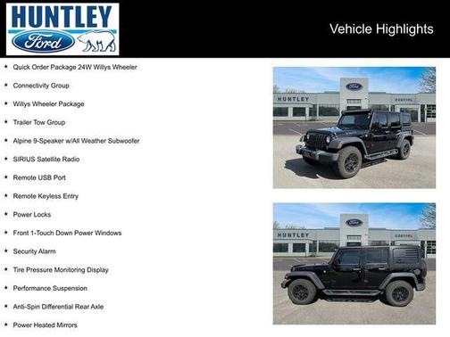 2016 Jeep Wrangler Unlimited Willys Wheeler