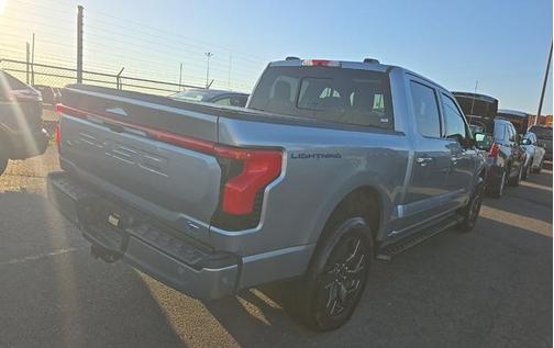 Iconic Silver Metallic 2023 Ford F-150 Lightning LARIAT