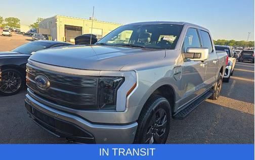 Iconic Silver Metallic 2023 Ford F-150 Lightning LARIAT